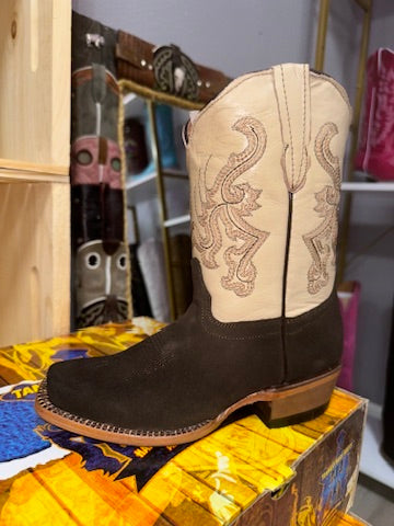 Tanner Mark Huckleberry Kids Youth Cowboy Boot