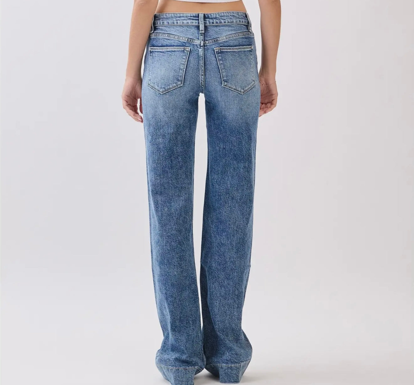 Rodeo Nights Jeans Mid Rise- Medium Wash