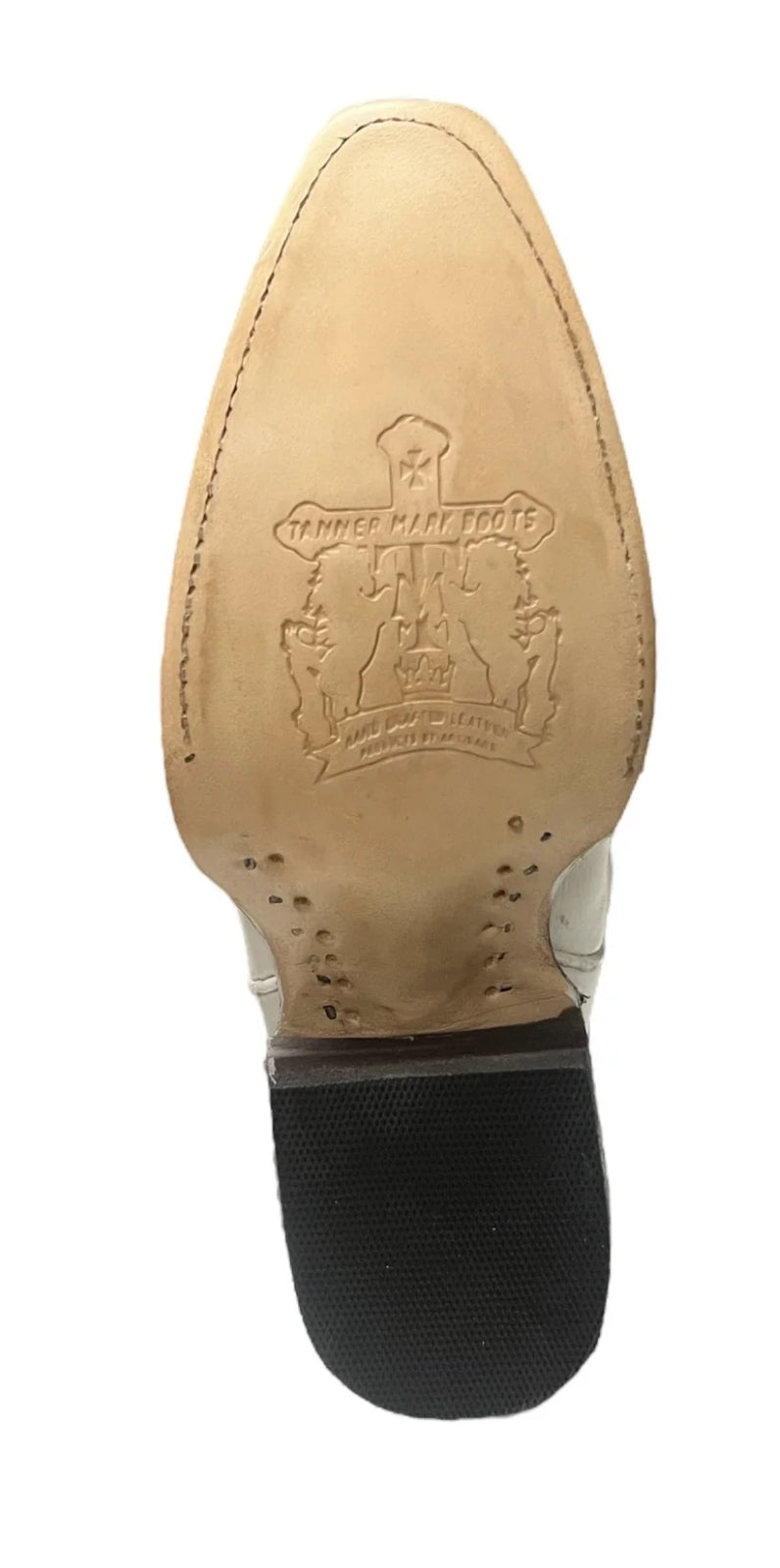 Tanner Mark Cheyenne Knee High Boot- White