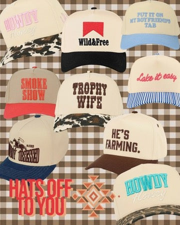 Baddie Buffalo Trucker Hats