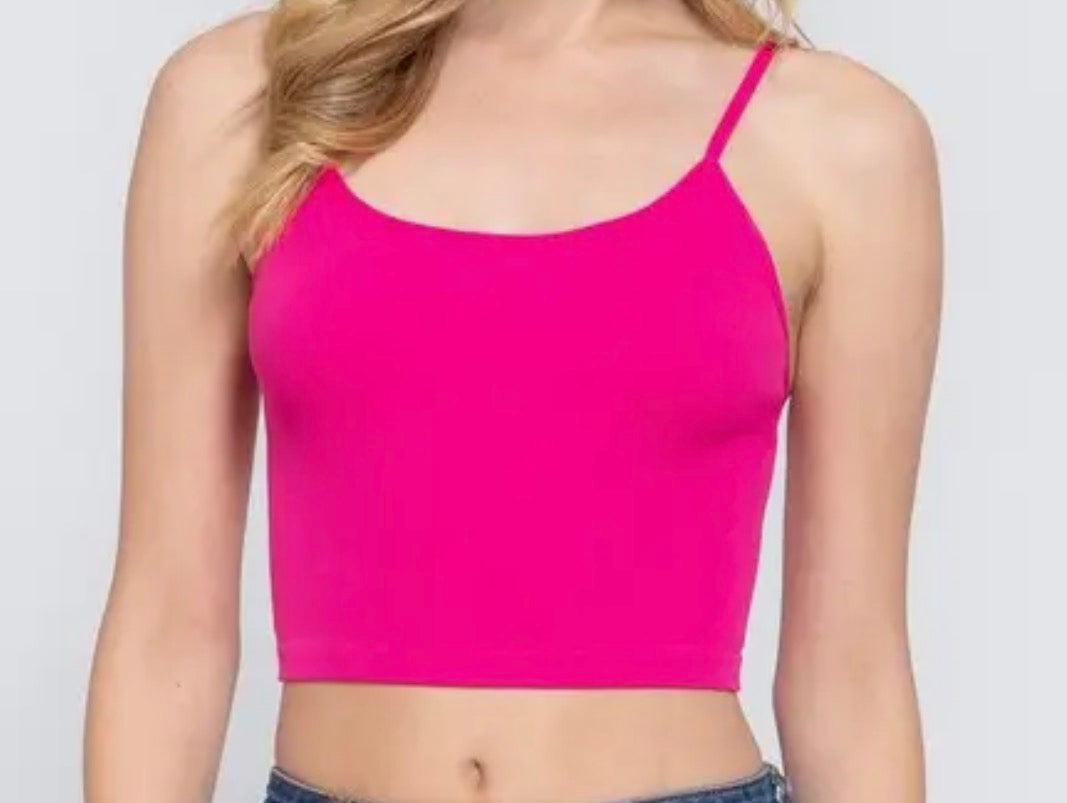 Neon Cowgirl Crop Tank