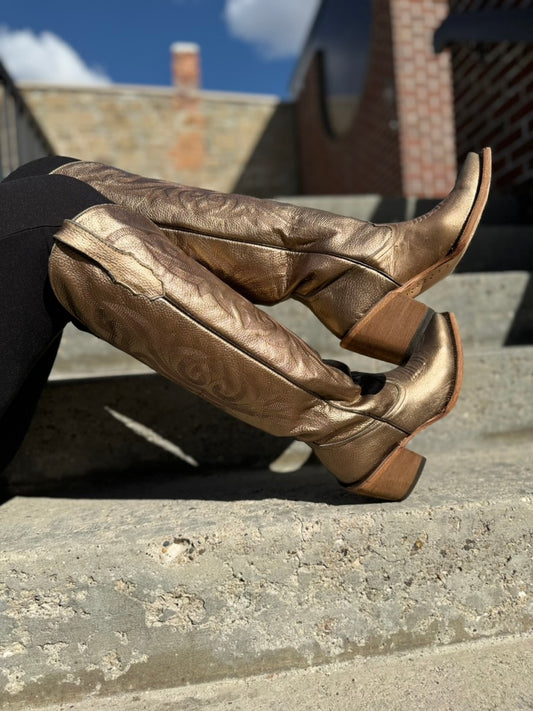 Tanner Mark Eloise Knee High Boot- Copper