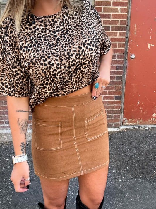 Charlee Skirt - Camel