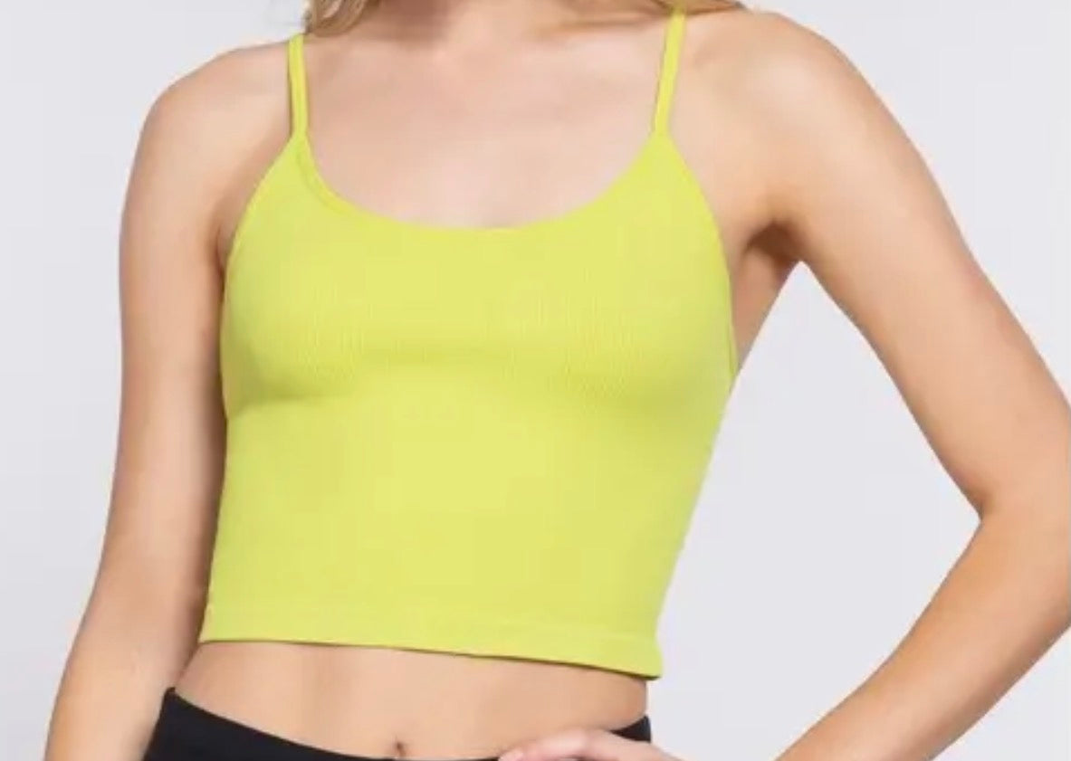 Neon Cowgirl Crop Tank