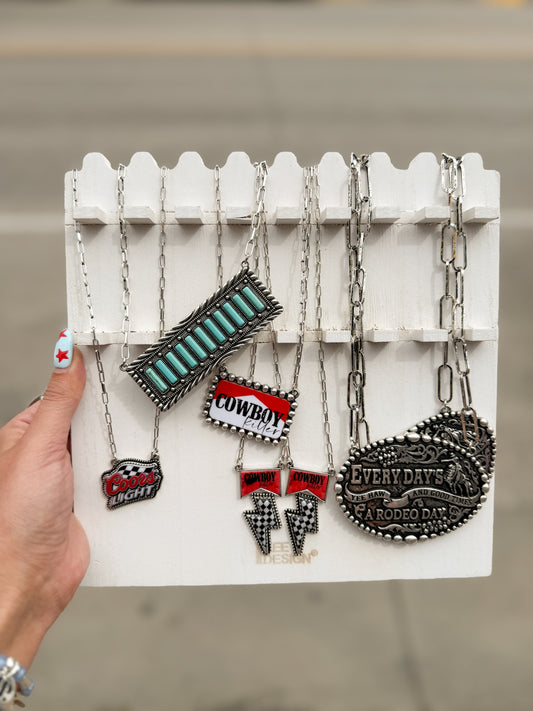 Bling Gem Cowgirl Necklaces