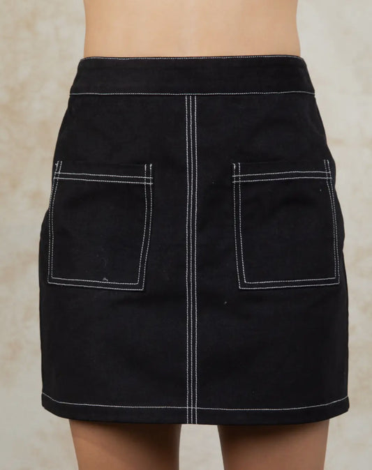 Charlee Skirt- Black