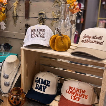 Sorry About My Husband Trucker- Taupe
