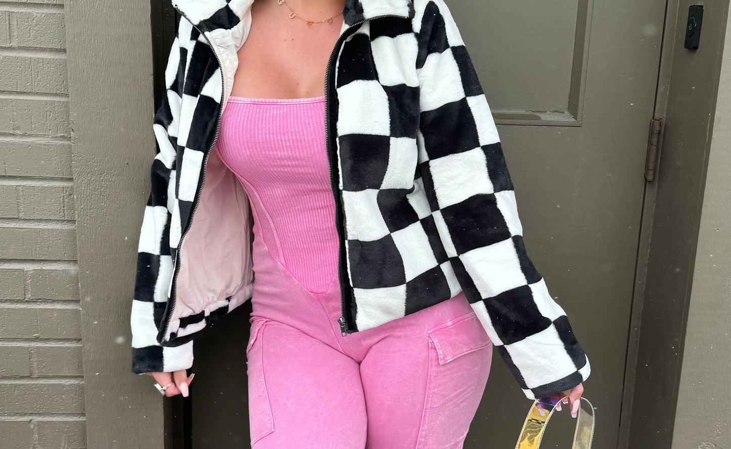 Check Me Out - Checkered Jacket