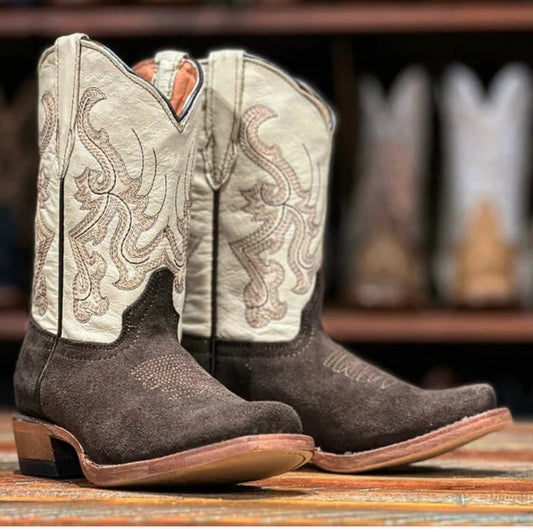 Tanner Mark Huckleberry Kids Youth Cowboy Boot