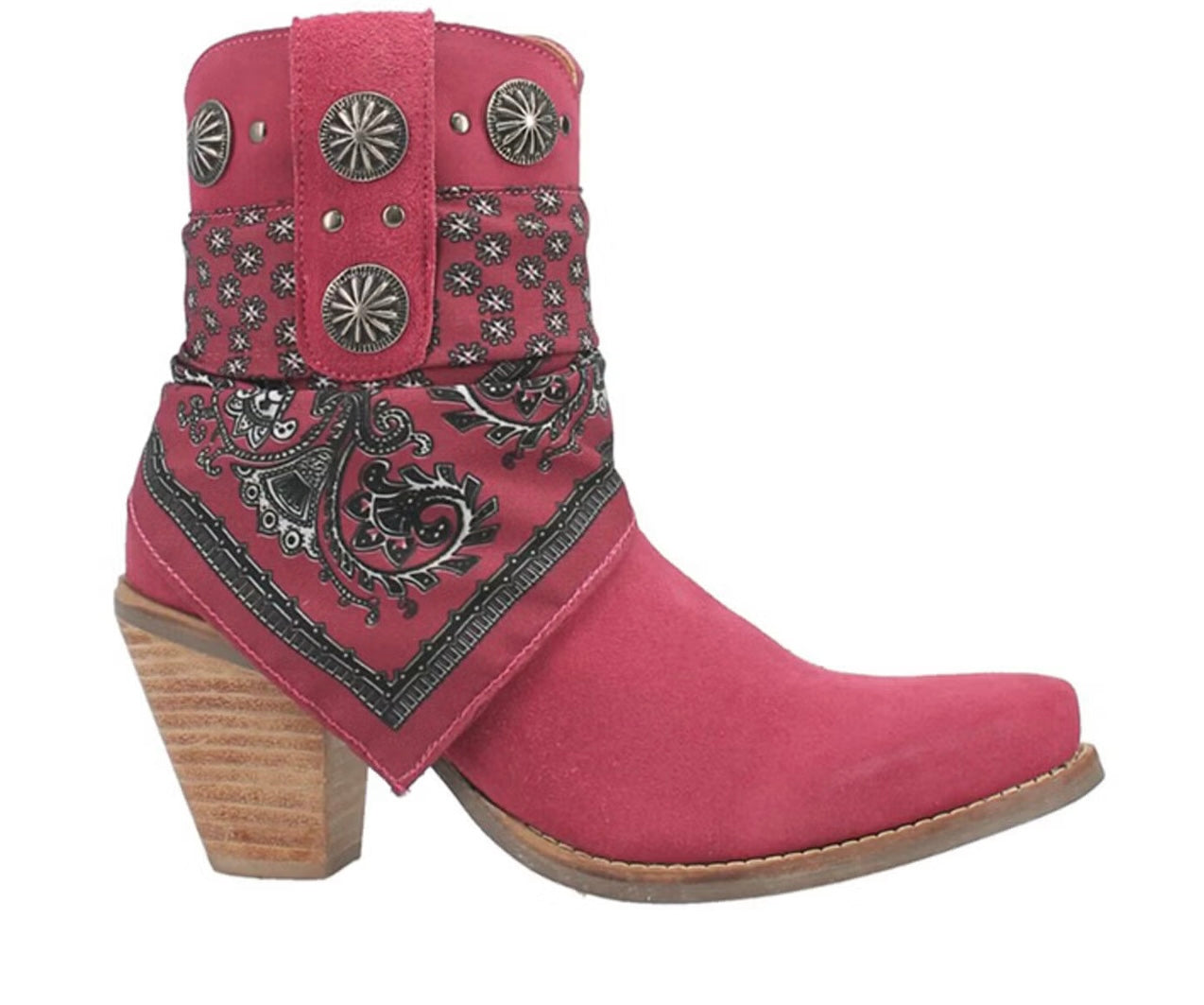 Dingo Bandita Cowgirl Boot- Fuchsia