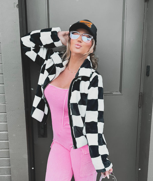 Check Me Out - Checkered Jacket
