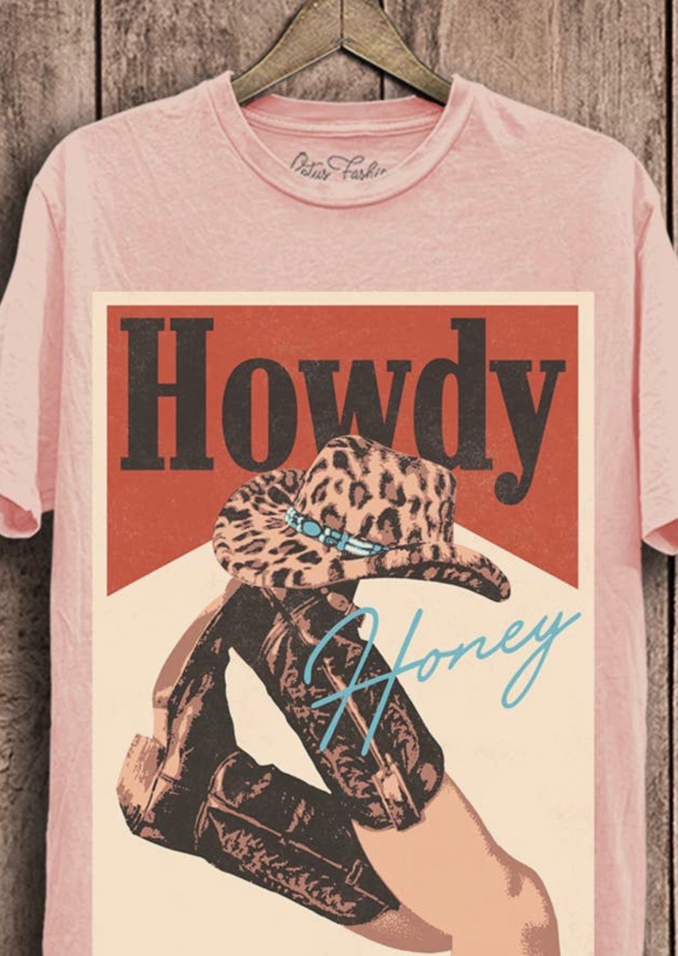 Howdy Pink Graphic Tee