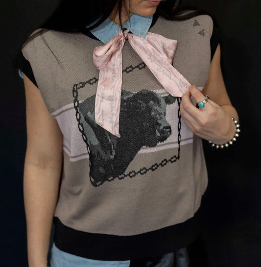 Bowie Bull Sweater Vest