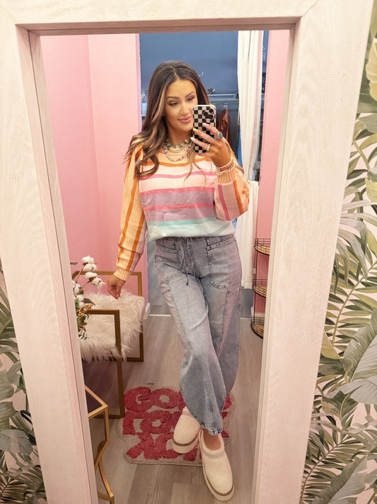 Wyoming Sunset Oversized Sweater