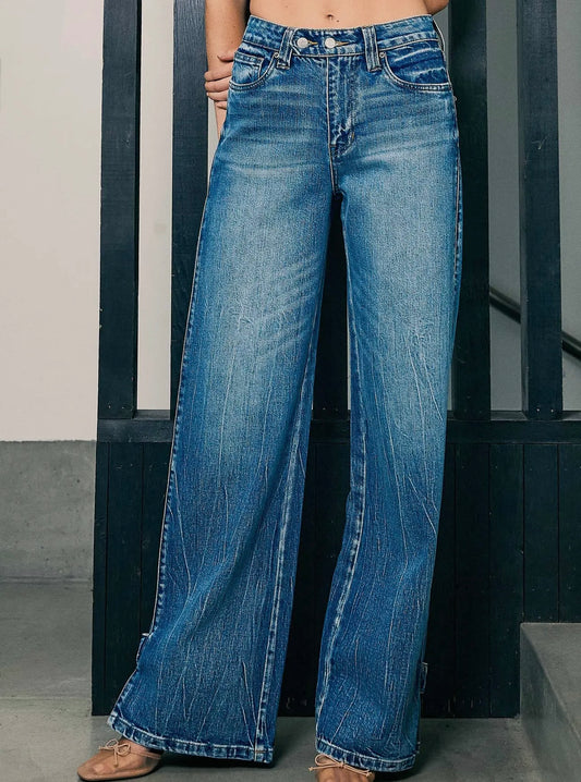 PRE ORDER Perry Palazzo Wide Leg Denim