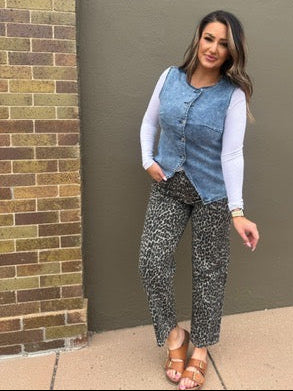 The Buffalo Babe Button Up Vest