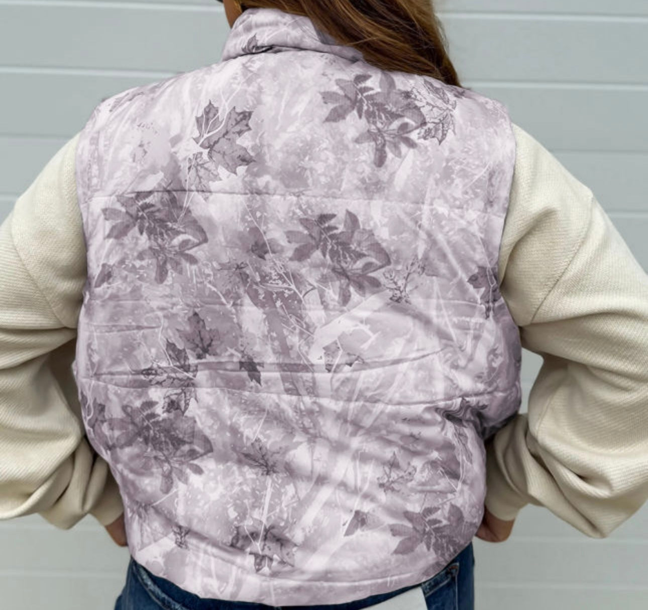 Caylee Camo Puff Vest