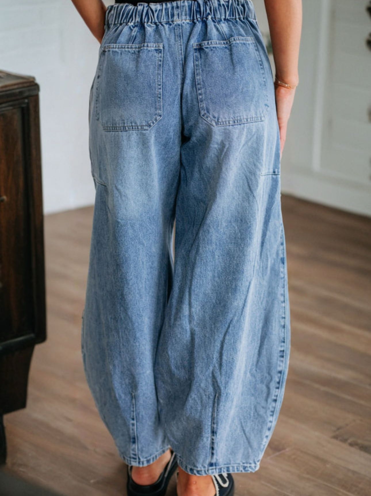 Beckley Barrel Paper Bag Denim Jeans