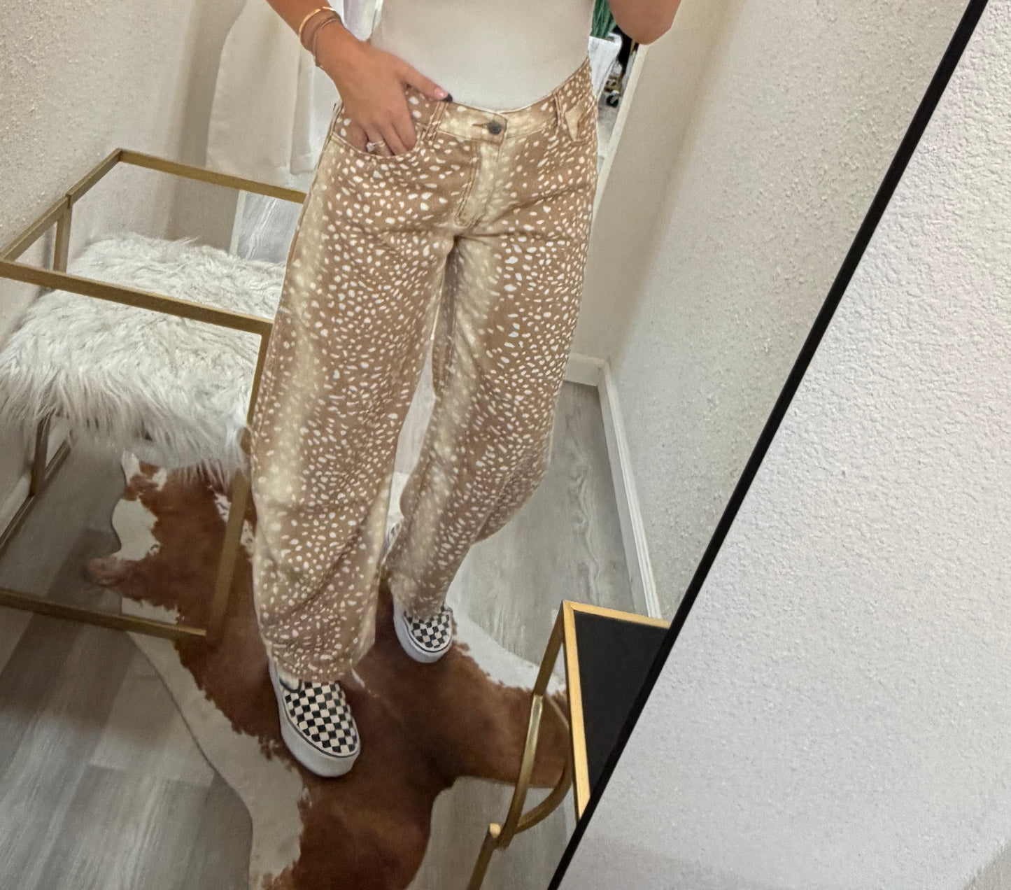 Doe a Deer Barrel Jean Denim Pant