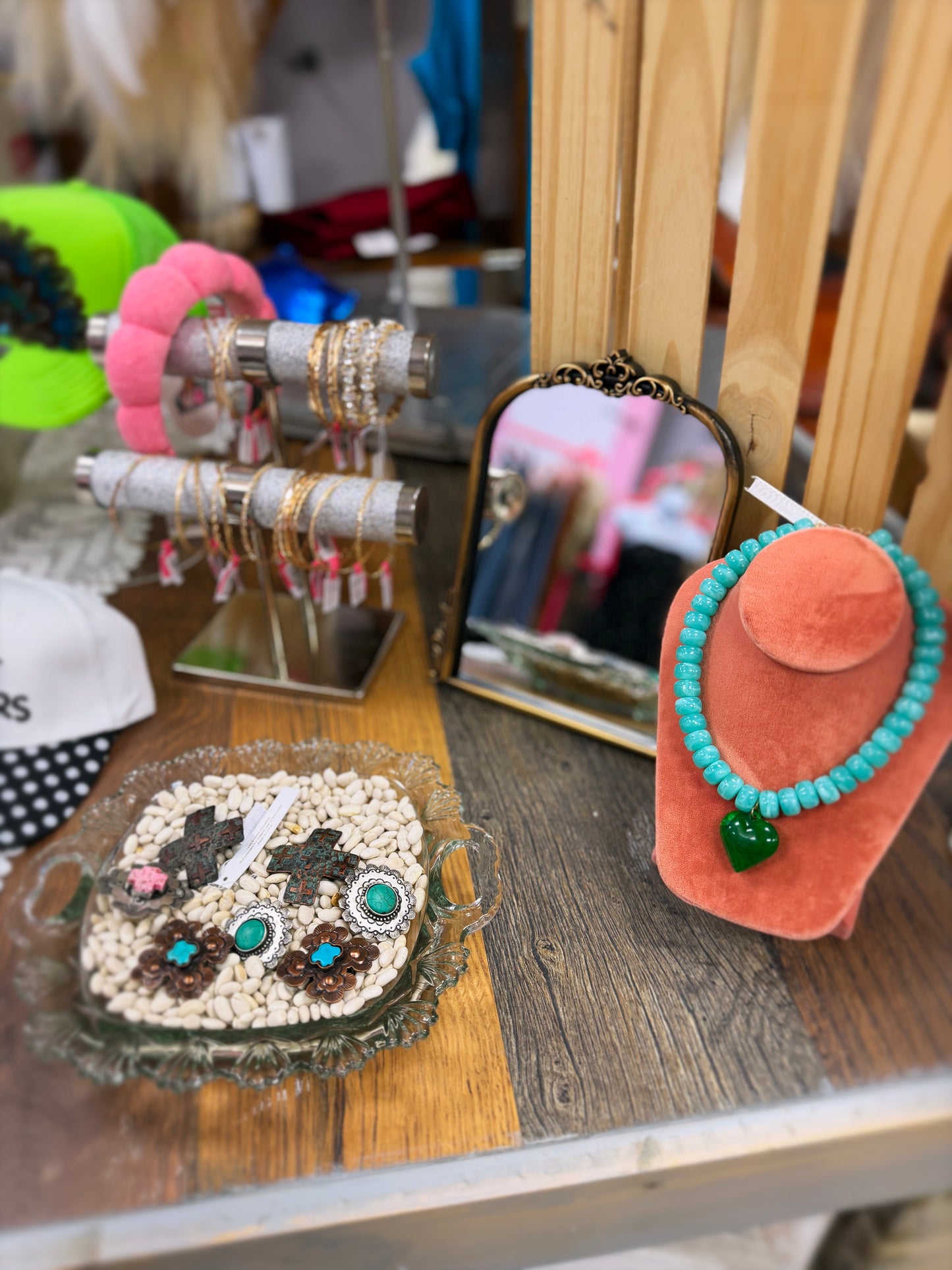 Jayde Turquoise Heart Necklace