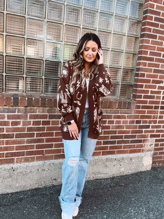 Wyoming Western Cardigan