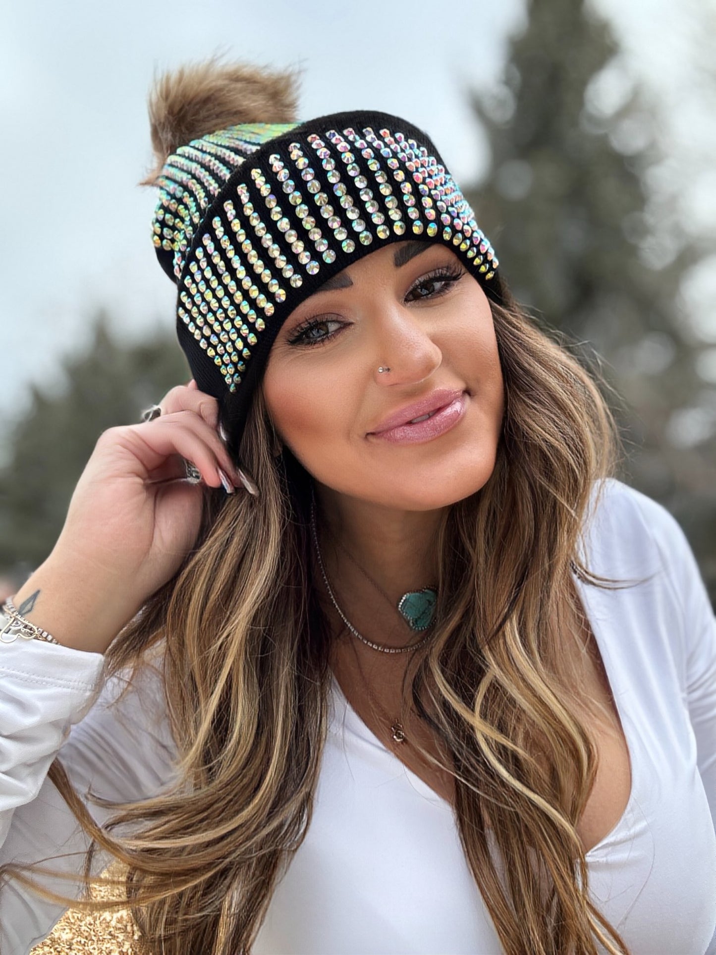 Winter Bling Babe Beanie