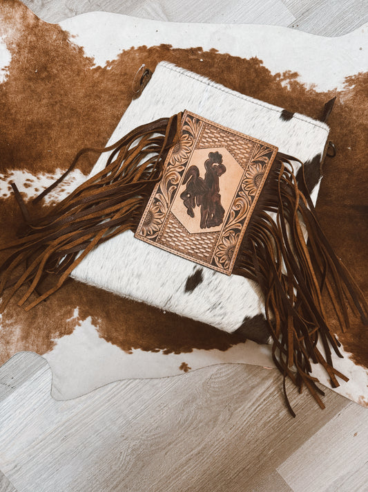 Powder River Hide Crossbody Purse
