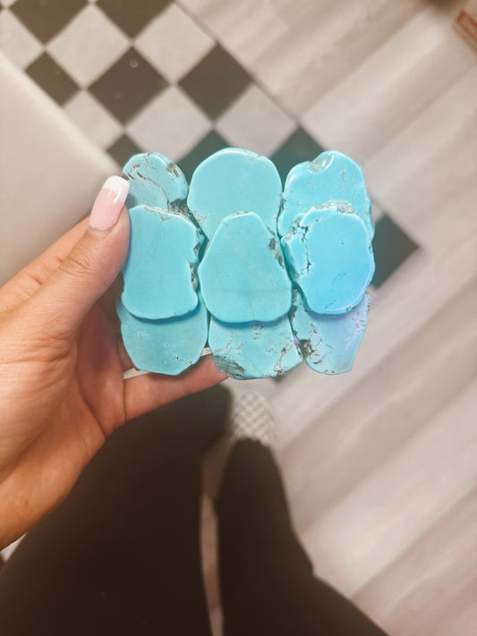 Yellowstone Turquoise Slab Buckle