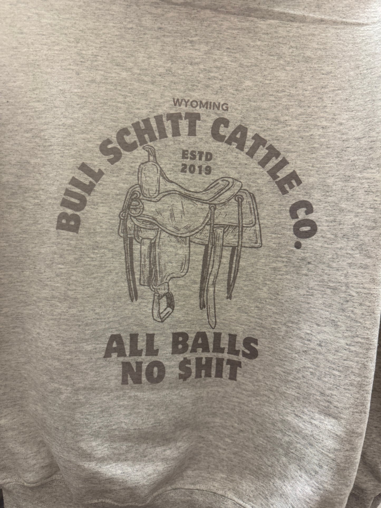 All Balls BSCC Unisex Hoodie- Heather Grey