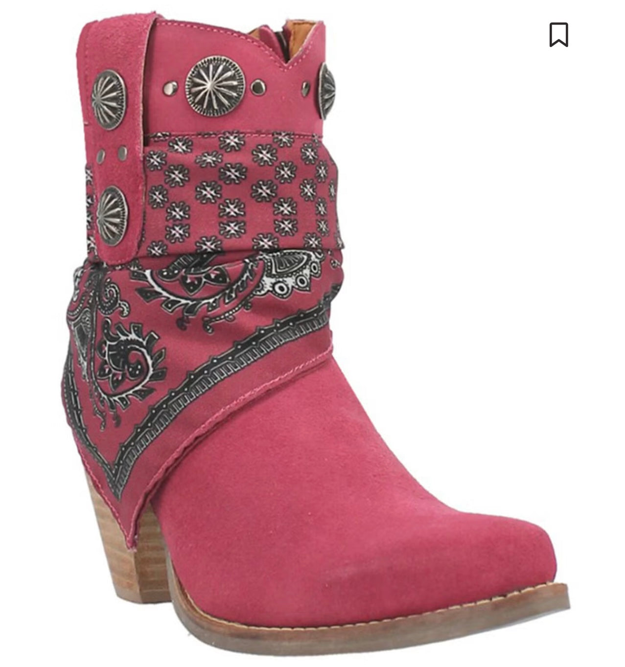 Dingo Bandita Cowgirl Boot- Fuchsia