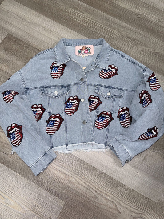 Rolling Stone Jacket- Lt. Denim